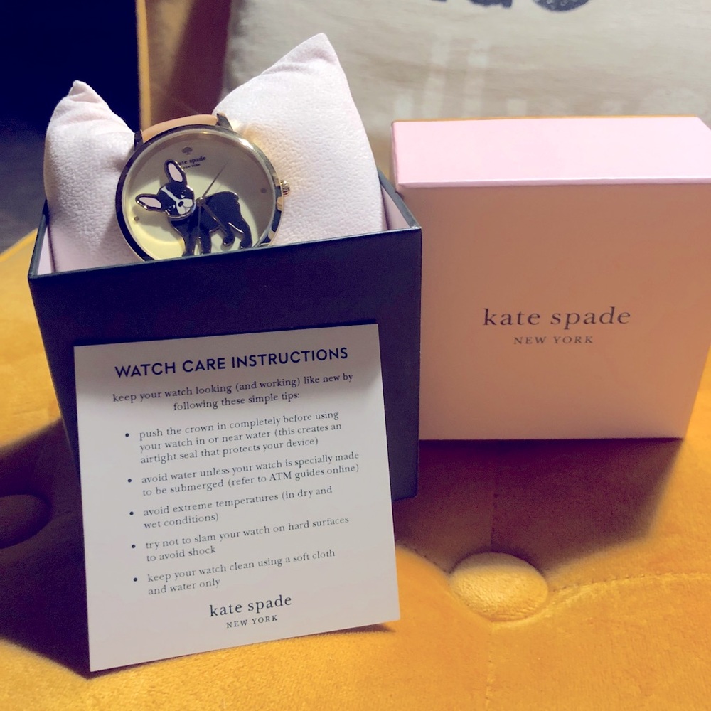 Kate Spade Antoine Watch Vachetta Leather band NEW